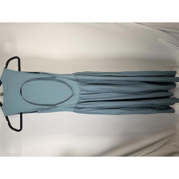 NWT Halara Women's Sleeveless Maxi Dress with Open Back in Blue Size XS - Picture 4 of 6